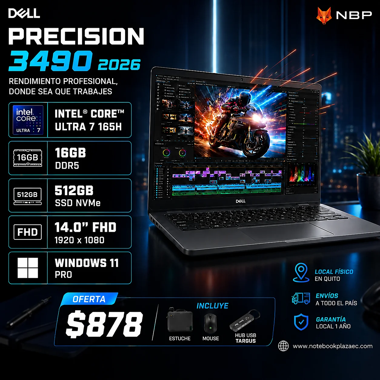 Laptop Dell Precision 3490