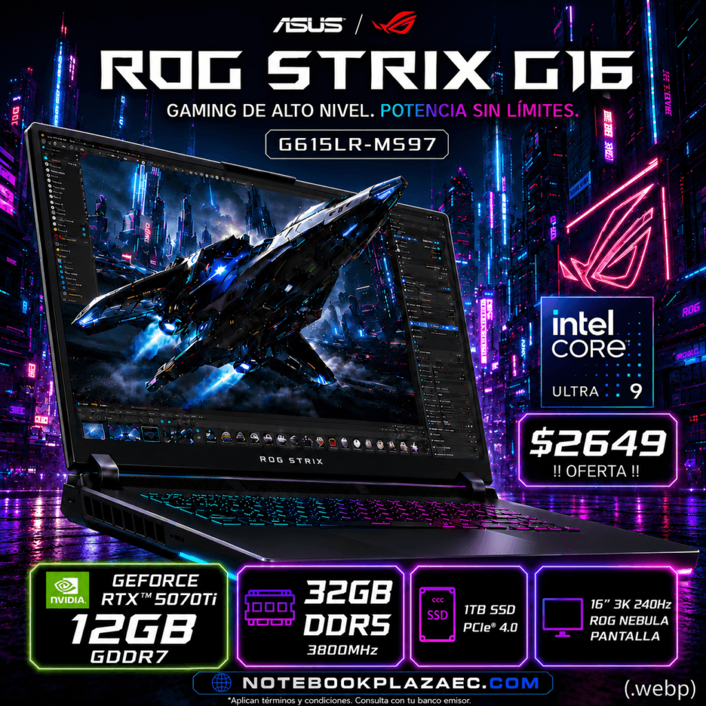 Laptop ASUS ROG Strix G16 G615LR-MS97
