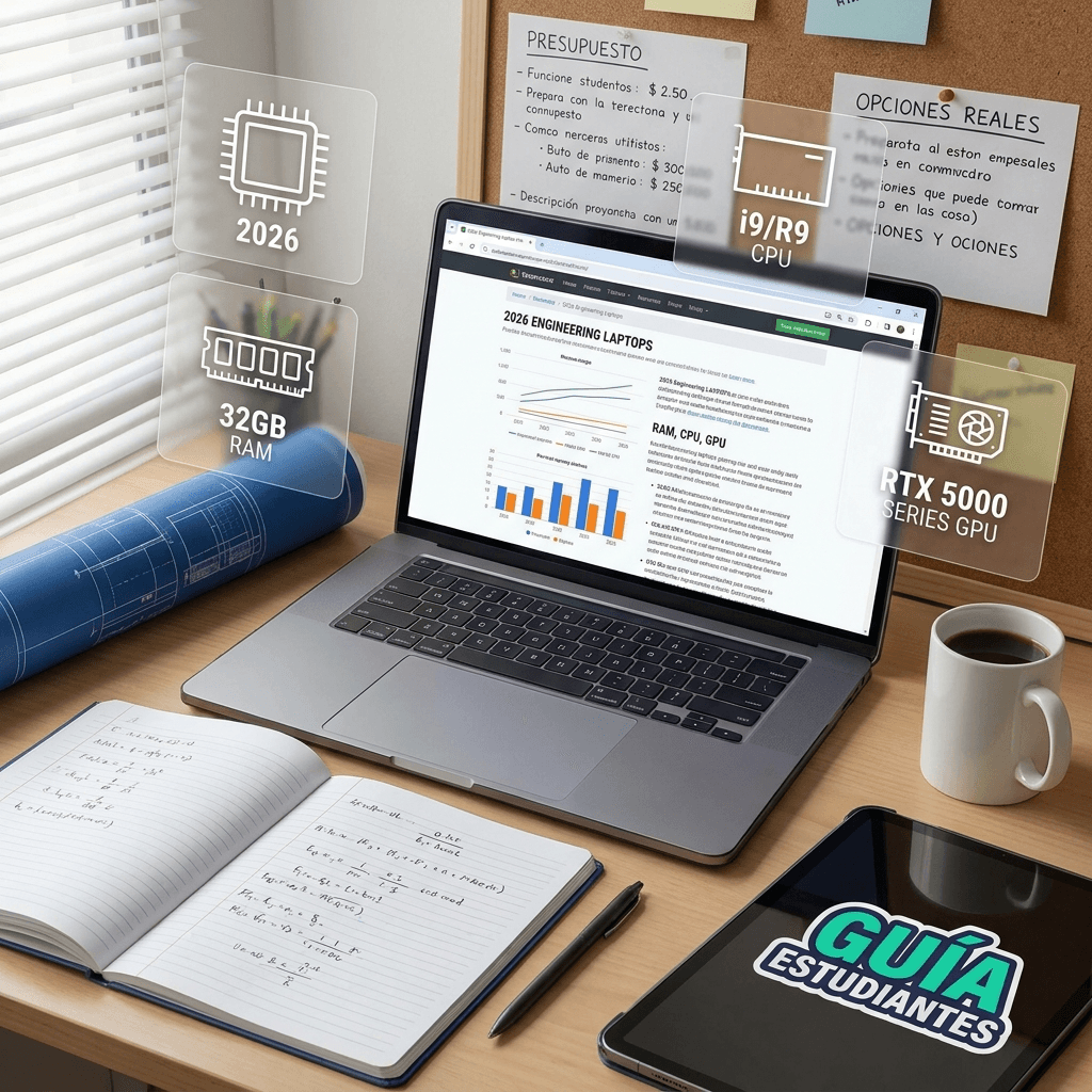 Mejor laptop para estudiantes de ingeniería en Ecuador: guía 2026