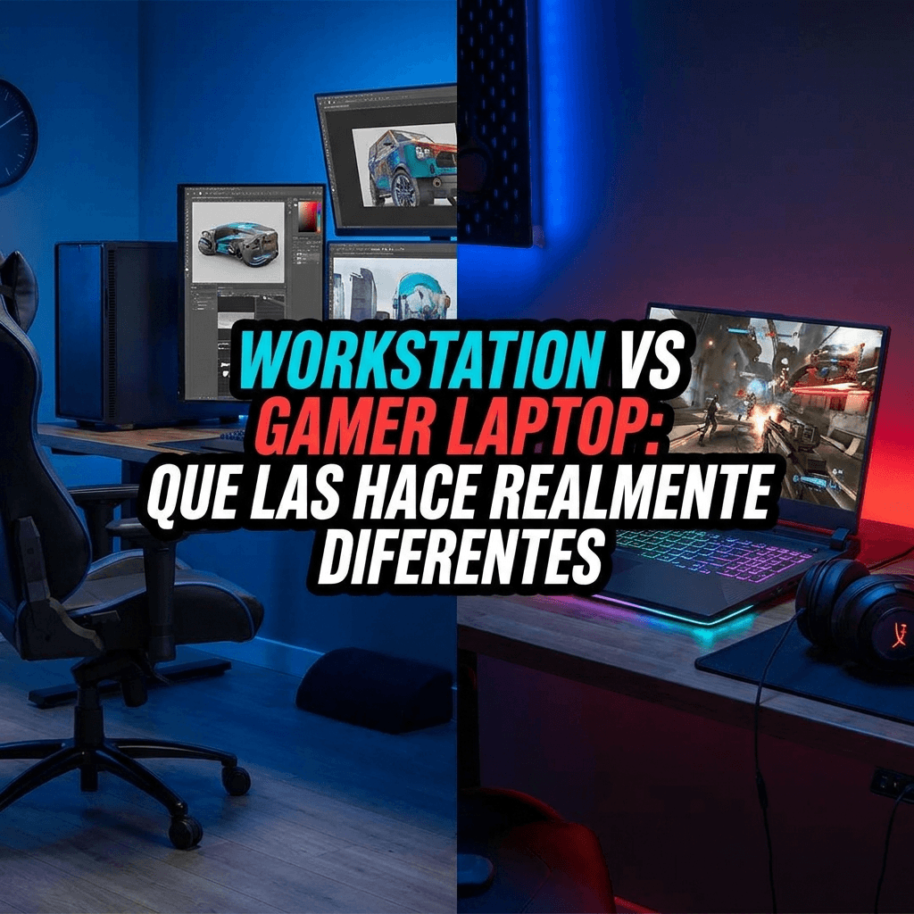 Workstation vs laptop gamer: que las hace realmente diferentes