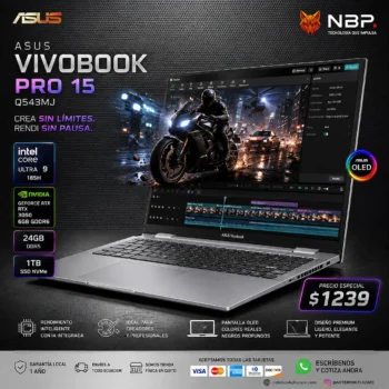 Laptop Asus Vivobook Pro 15 OLED (Q543MJ)