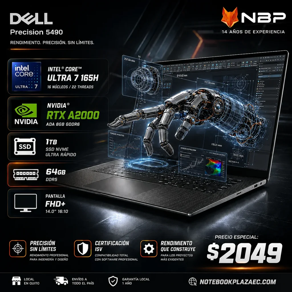 Laptop Dell Precision 5490