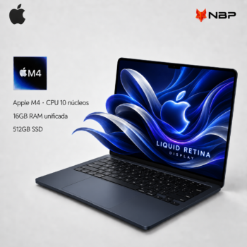Laptop Apple MacBook Air 13 M4 2025 – 16GB RAM, 512GB SSD, 13.6″ Liquid Retina (Open Box)