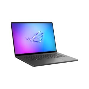ASUS ROG Zephyrus G16 2025 vista lateral, color Eclipse Gray
